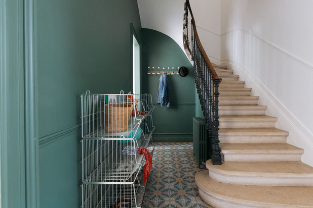 L'entrée amménagée-renovation-maison-Bordeaux