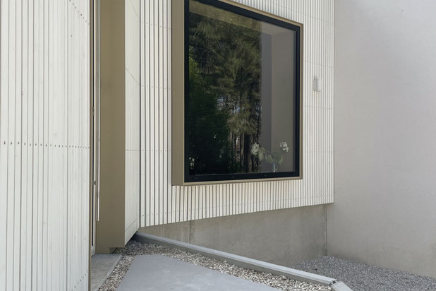 Vue depuis l'escalier d'accès-agrandissement_extension-maison-Le Touquet-Paris-Plage