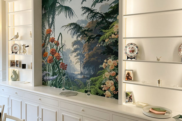 Buffet sur mesure de la salle à manger-renovation-appartement-Paris
