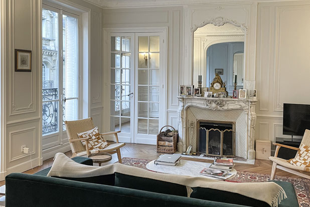 Séjour-renovation-appartement-Paris