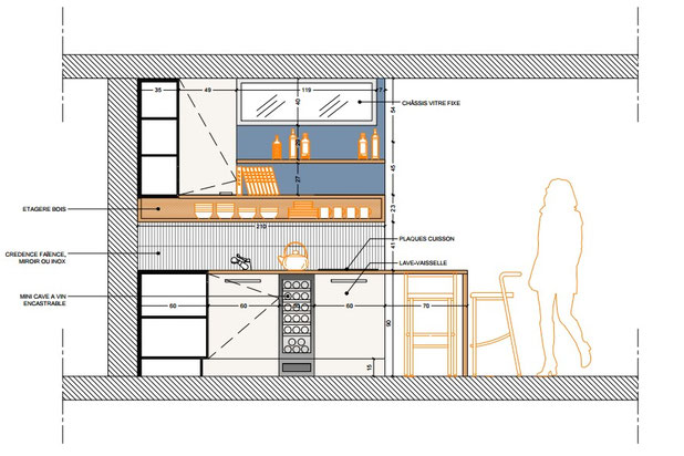 Elévation du projet-renovation-appartement-Paris