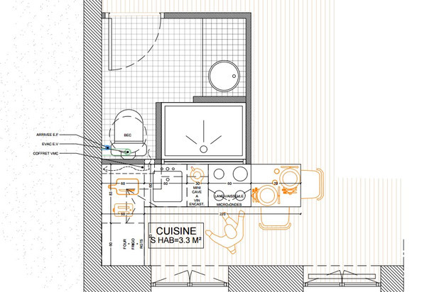 Plan du projet-renovation-appartement-Paris