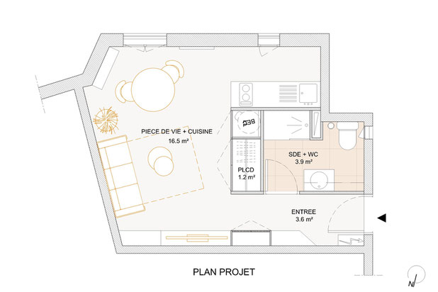 Plan projet-renovation-appartement-Paris
