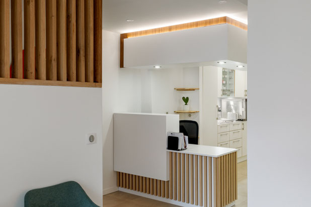 Salle d'attente et accueil-renovation-maison-Rosny-sous-Bois