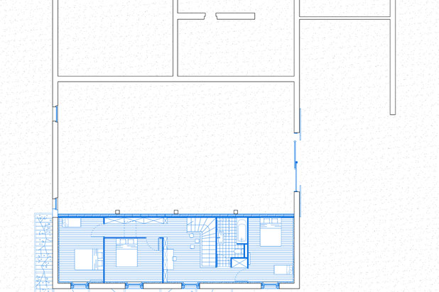Plan étage - projet-rehabilitation-logement-Eymet