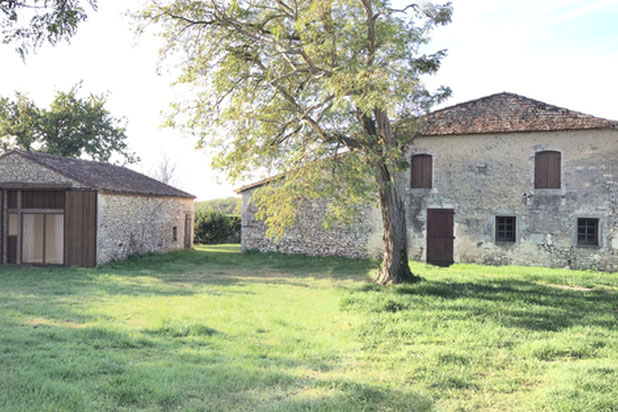 Projet - vue depuis la route-rehabilitation-logement-Soumensac