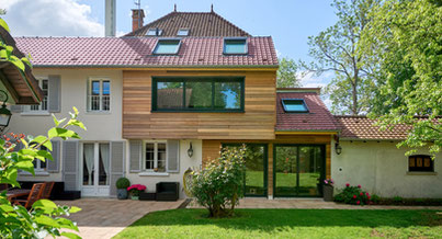 Photo d'un projet de Surélévation Maison à Jouy-en-Josas