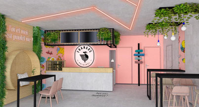 Photo d'un projet de Rénovation Café ou restaurant à Sartrouville