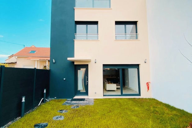 Vue extérieure-construction-maison-Carrières-sur-Seine