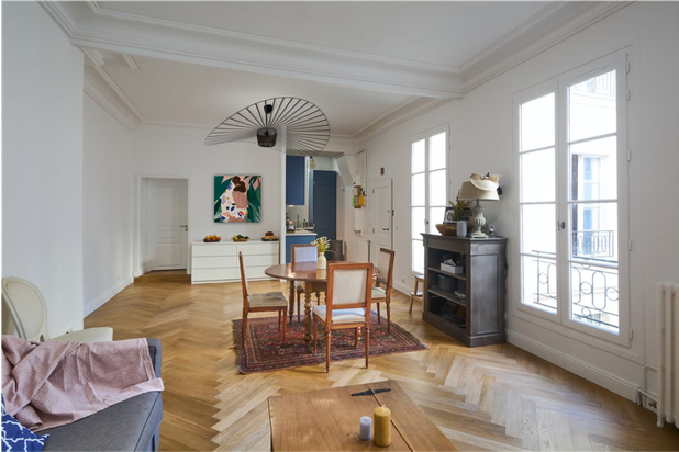 Pièce à vivre-renovation-appartement-Versailles