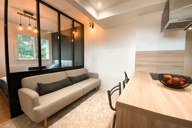 Pièce à vivre-renovation-appartement-Carrières-sur-Seine