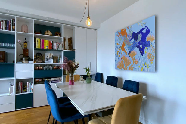 Pièce à vivre-renovation-appartement-Suresnes