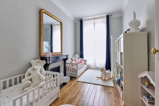 Chambre enfants-renovation-appartement-Versailles