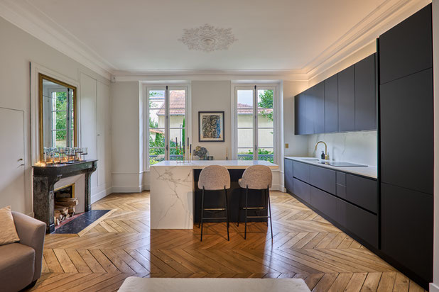 Cuisine-renovation-appartement-Versailles