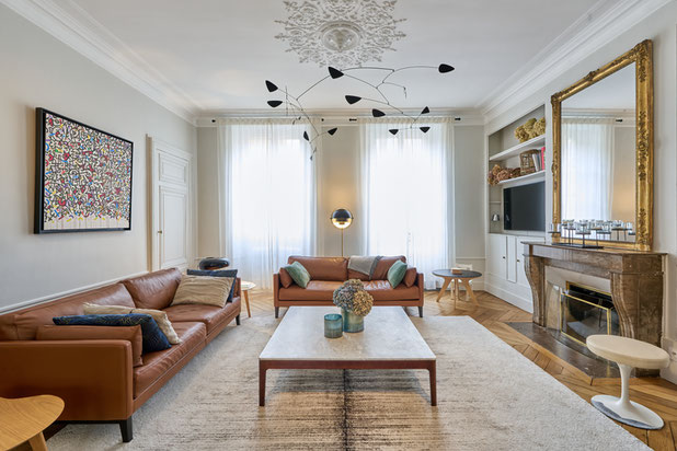 Pièce à vivre-renovation-appartement-Versailles