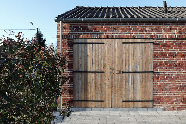 Porte en bois massif-construction-maison-Camphin-en-Pévèle