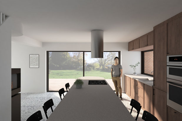 Cuisine VNA04-agrandissement_extension-maison-Villeneuve-d'Ascq