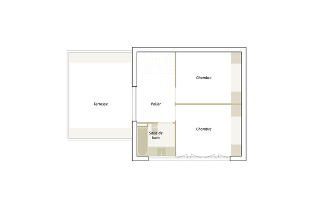 Plan schématique-surelevation-maison-Colombes