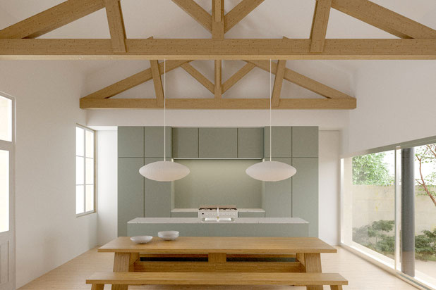 Cuisine-agrandissement_extension-maison-Sainte-Eulalie