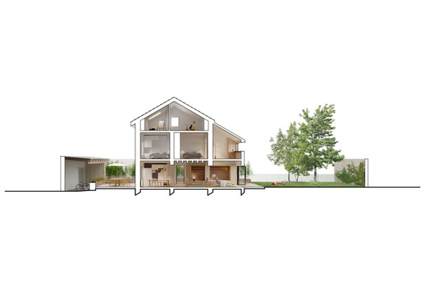 Coupe perspective-agrandissement_extension-maison-Montreuil