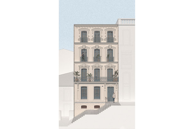 Plateau des poètes-renovation-immeuble-Béziers