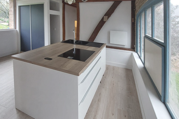 Timère - la cuisine ouverte-renovation-maison-Beauval
