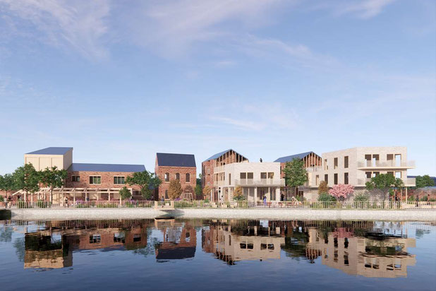 Vue depuis l'autre rive-rehabilitation-logement-Auby