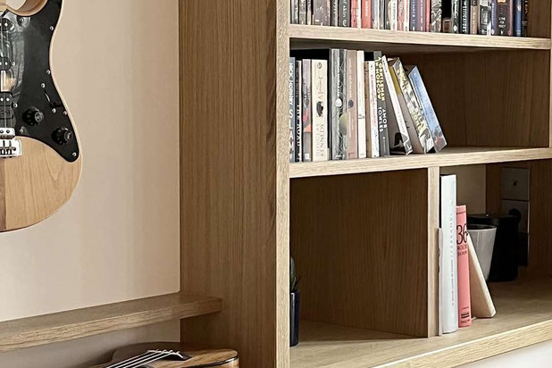 détail bibliothèque sur mesure-renovation-appartement-Paris