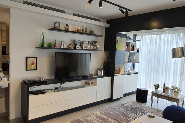Tv Unit-renovation-appartement-Villard-de-Lans