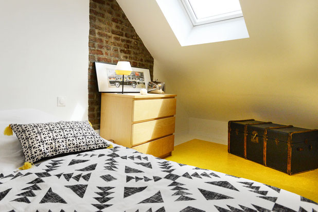 Chambre combles 1-renovation-maison-Le Tréport
