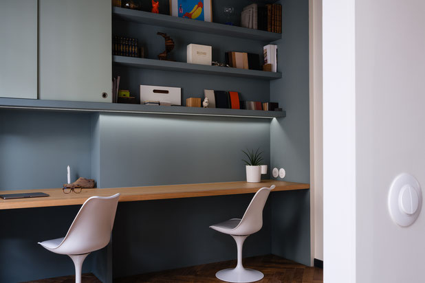 Bureau chateau-renovation-appartement-Paris
