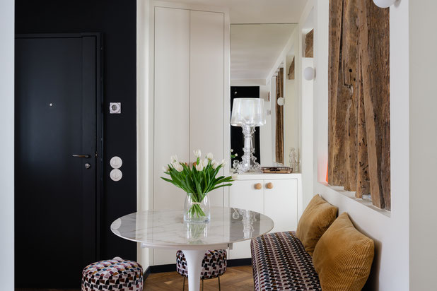 Salle à manger chateau-renovation-appartement-Paris