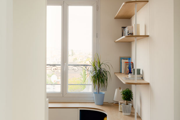 Salon Jaurès-renovation-appartement-Bois-Colombes