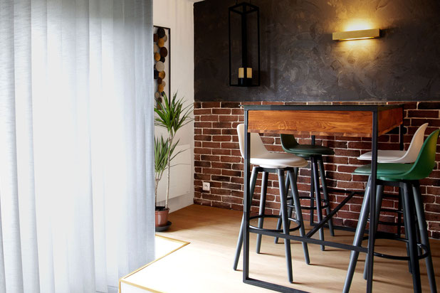 Espace salle à manger rénové-renovation-logement-Herblay