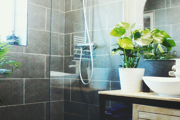 Salle d'eau rénovée-renovation-logement-Herblay