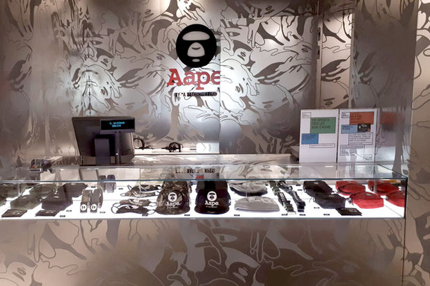 Boutique Aape, Galeries Lafayette-renovation-boutique_local-Paris