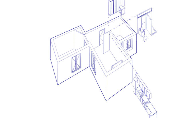 3d-éléments  de  l'intervention réalisé.-amenagement-appartement-Paris
