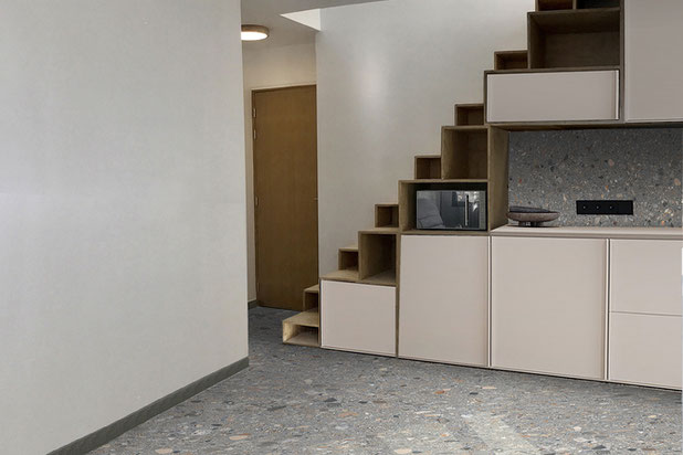 Vue d'un appartement-surelevation-immeuble-Paris