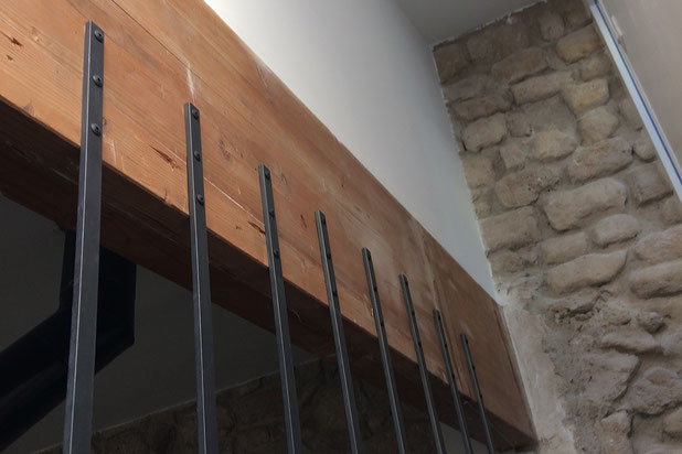 Détail de l'escalier-rehabilitation-atelier_loft-Paris