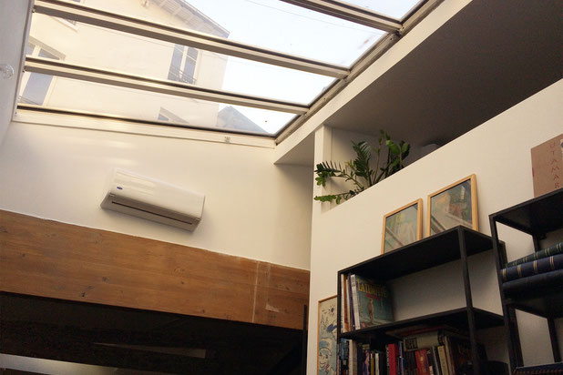 Vue de la mezzanine-rehabilitation-atelier_loft-Paris