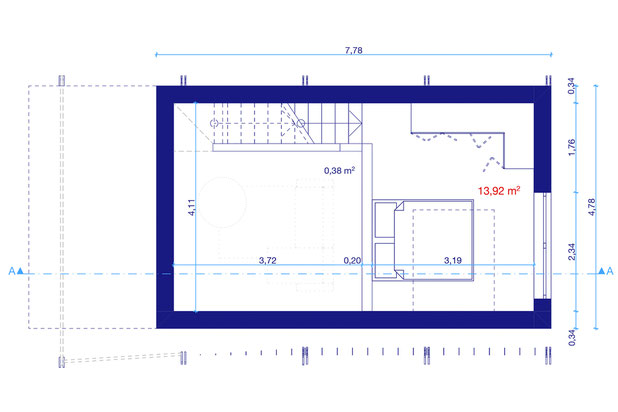 Mezzanine-construction-maison-Lo Barnechea