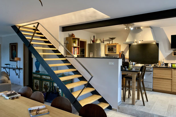 Vue des salle à manger-surelevation-maison-Lafare