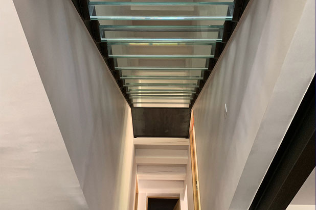 Vue vers la haut-surelevation-maison-Lafare