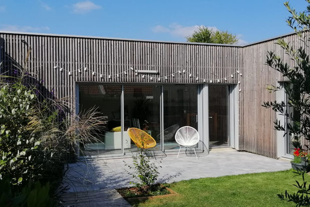 facade sur jardin-construction-maison-Nantes