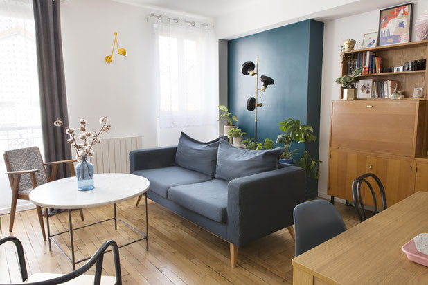 séjour | cuisine-renovation-appartement-Bagnolet