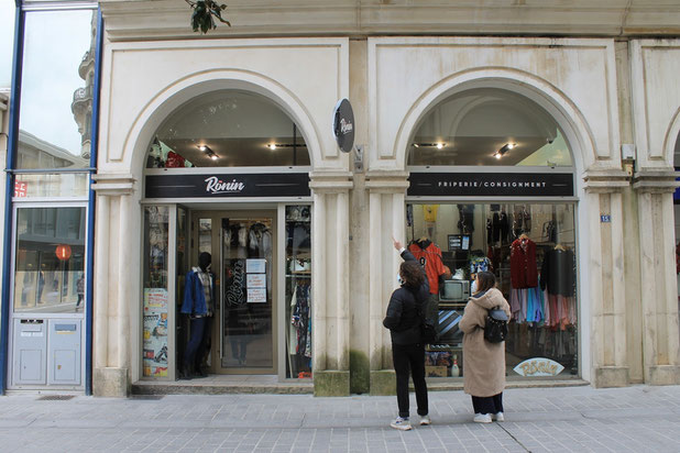 Façade extérieur de la friperie.-renovation-boutique_local-Nantes