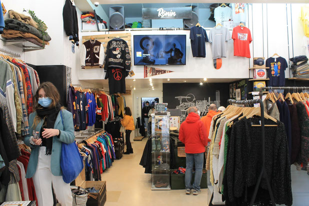 Vue intérieur de la friperie.-renovation-boutique_local-Nantes