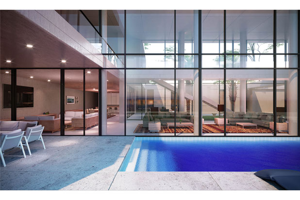 La piscine-construction-maison-Paris
