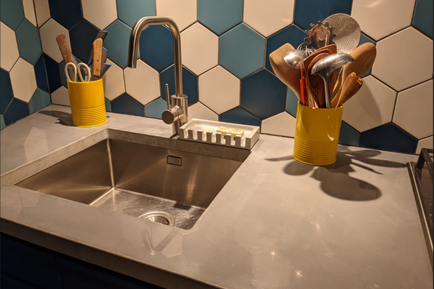 Evier sous plan-renovation-appartement-Caen