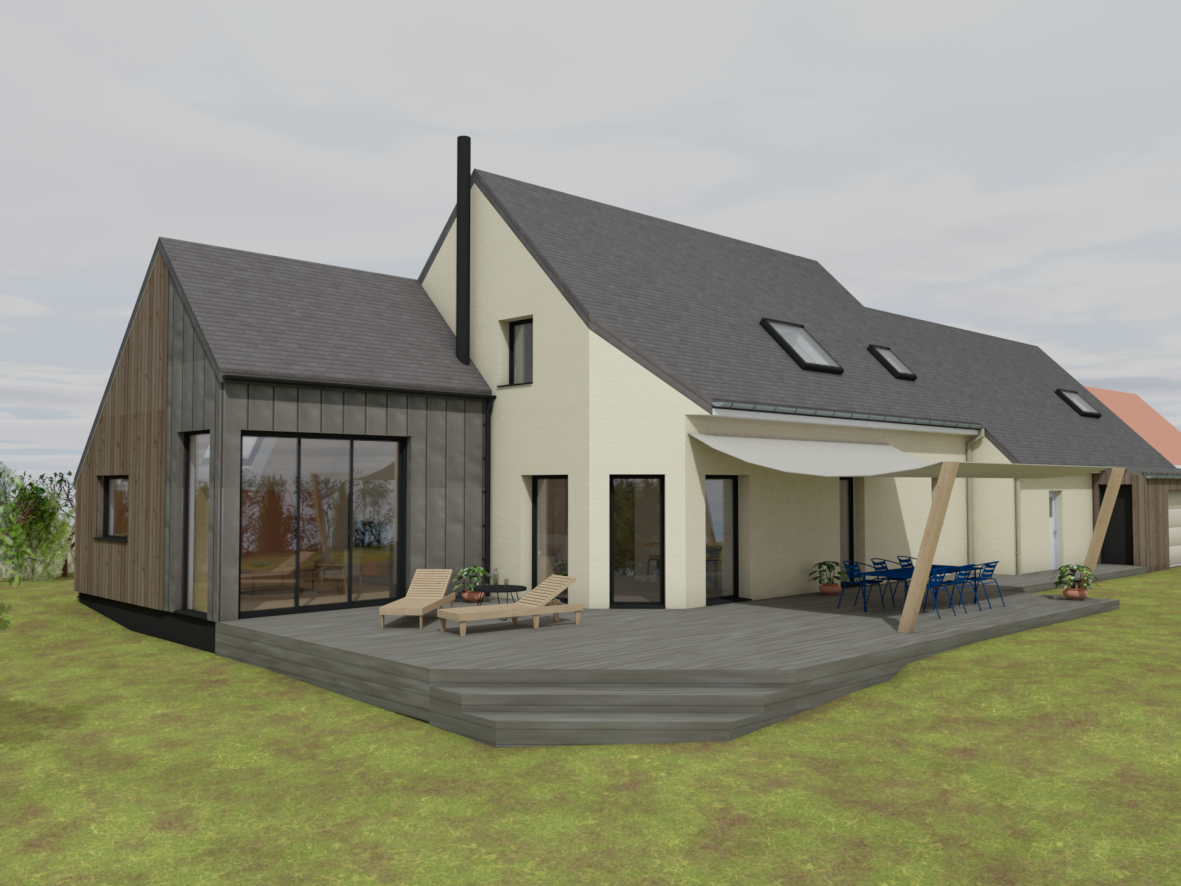 Extension d'une maison individuelle – extension de maison Calvados Extension d'une maison individuelle – extension de maison Calvados